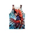 thumbnail image 1 of The Flash DC Comics Superhero Ripping And Tearing Front Print Tank Top Shirt, 1 of 2