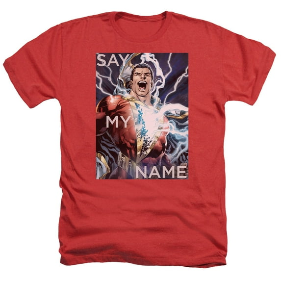 Jla - Say My Name - Heather Short Sleeve Shirt - Large
