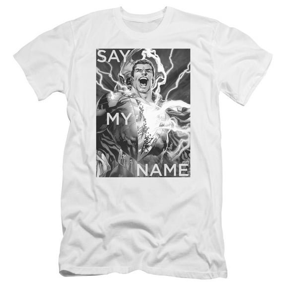Jla - Say My Name - Premium Slim Fit Short Sleeve Shirt - X-Large