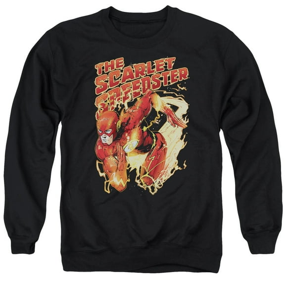 Jla - Scarlet Speedster - Crewneck Sweatshirt - Large
