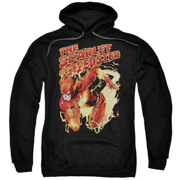 Jla - Scarlet Speedster - Pull-Over Hoodie - Medium