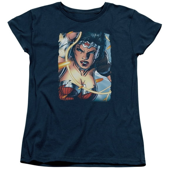 Jla - Scowl - Women's Short Sleeve Shirt - Medium