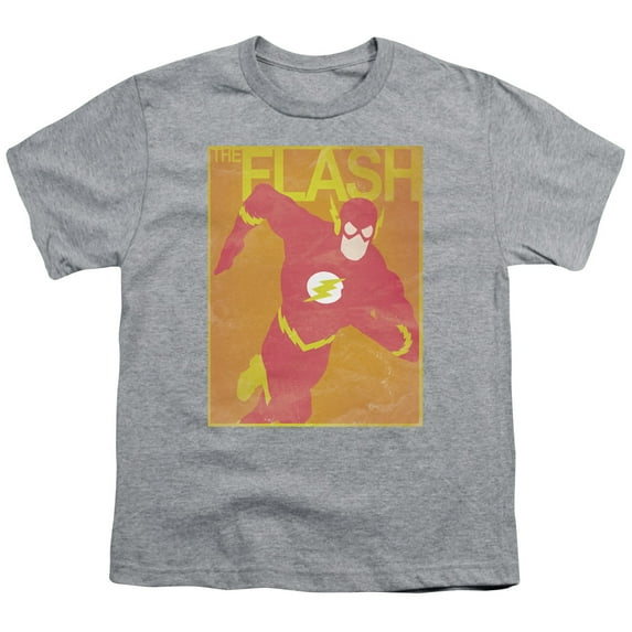 Jla - Simple Flash Poster - Youth Short Sleeve Shirt - X-Large