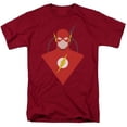 thumbnail image 1 of Jla-Simple Flash Short Sleeve Adult 18-1 Tee - Cardinal - 3X, 1 of 1