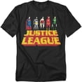 thumbnail image 1 of JLA T-Shirt Standing Above Unisex Graphic Tee For Men & Women, 1 of 7