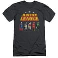 thumbnail image 1 of Jla-Standing Below Short Sleeve Adult 30-1 Tee- Charcoal - Small, 1 of 1