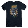 thumbnail image 1 of Jla-Star Group Short Sleeve Adult 30-1 Tee- Navy - Medium, 1 of 1