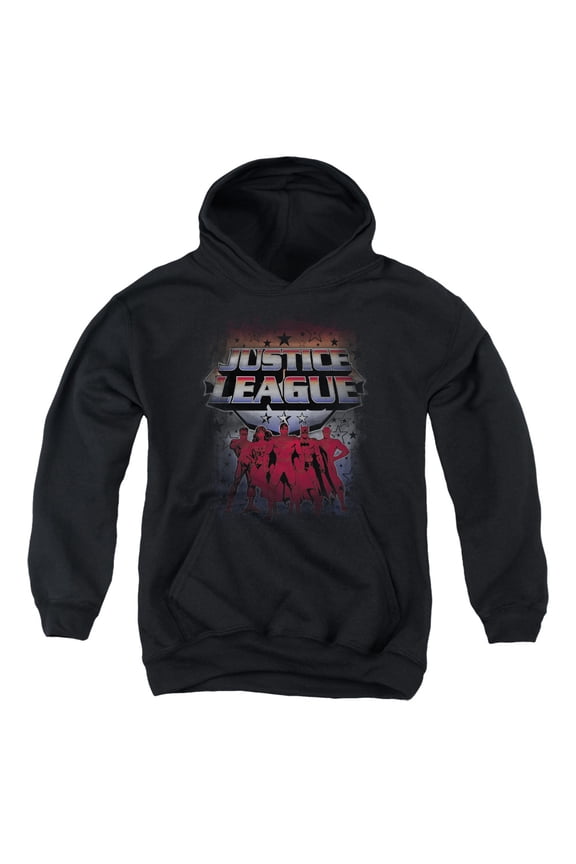Jla - Star League - Youth Hooded Sweatshirt - X-Large