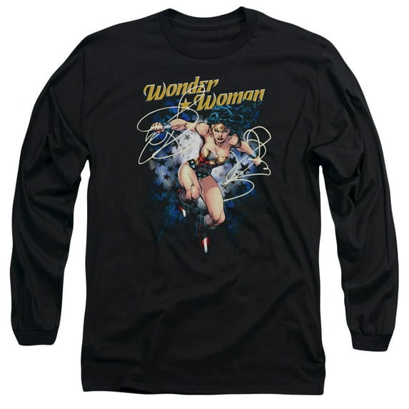 Jla - Starburst - Long Sleeve Shirt - XXX-Large
