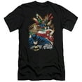 thumbnail image 1 of Jla - Starburst - Premium Slim Fit Short Sleeve Shirt - X-Large, 1 of 2