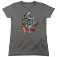 thumbnail image 1 of Jla - Starburst - Women's Short Sleeve Shirt - X-Large, 1 of 2