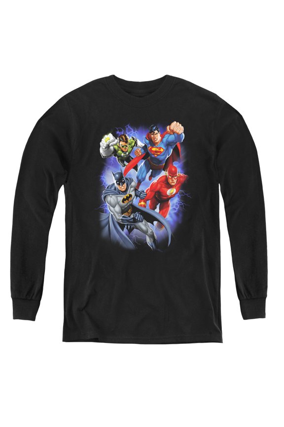 Jla - Storm Makers - Youth Long Sleeve Shirt - Large