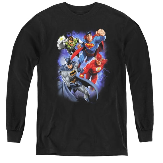 Jla - Storm Makers - Youth Long Sleeve Shirt - Small