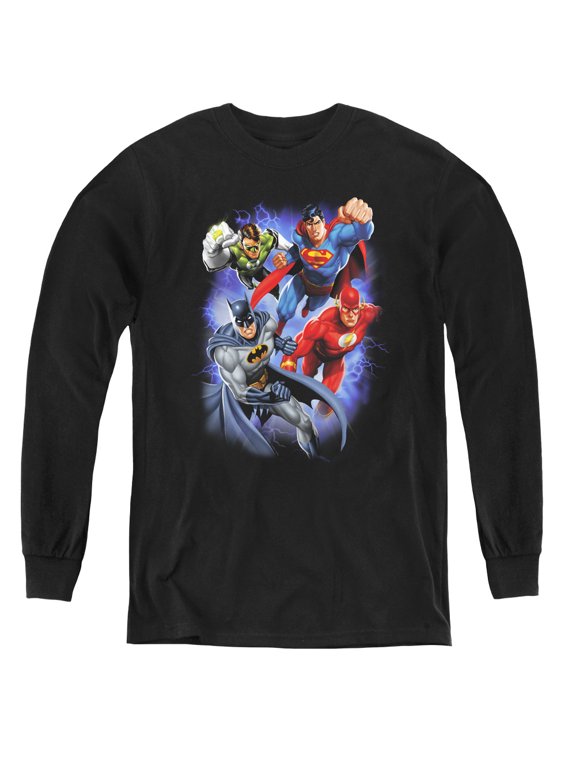 Jla - Storm Makers - Youth Long Sleeve Shirt - X-Large