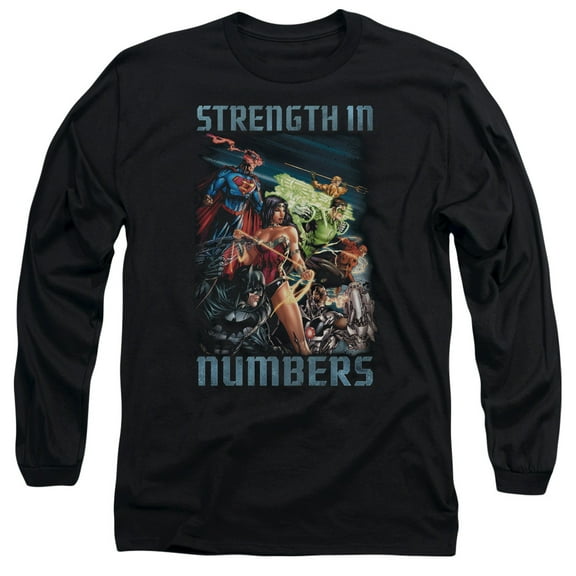 Jla - Strength In Number - Long Sleeve Shirt - Medium