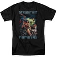 thumbnail image 1 of Jla-Strength In Number Short Sleeve Adult 18-1 Tee- Black - Large, 1 of 1
