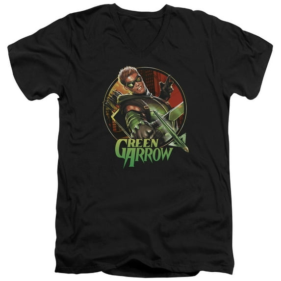 Jla - Sunset Archer - Slim Fit V Neck Shirt - XX-Large