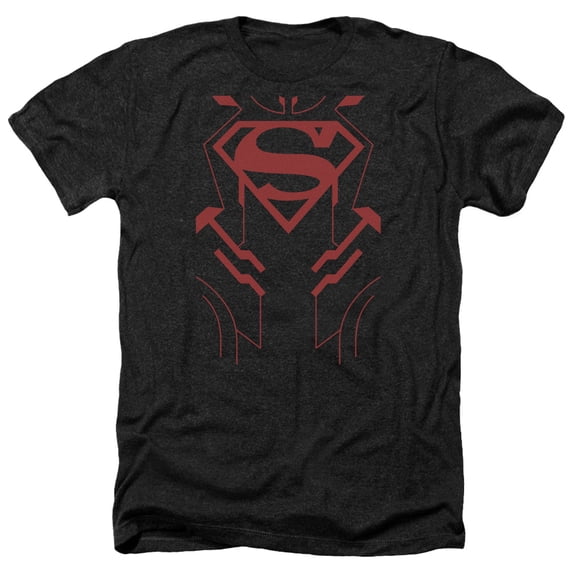 Jla - Superboy - Heather Short Sleeve Shirt - Large