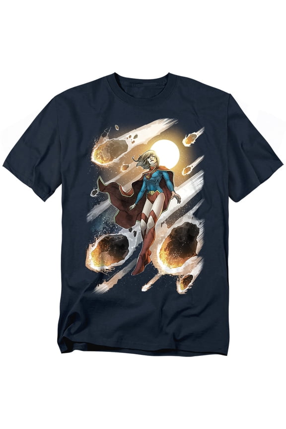 Of America Men's Supergirl #1 T-shirt Large Navy