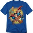 thumbnail image 1 of JLA T-Shirt Superman Collage Unisex Graphic Tee For Men & Women, 1 of 7