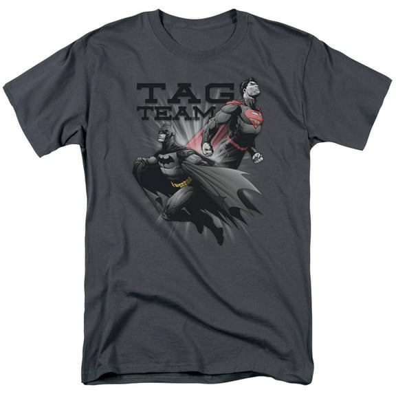 Jla Tag Team Officially Licensed Adult T Shirt