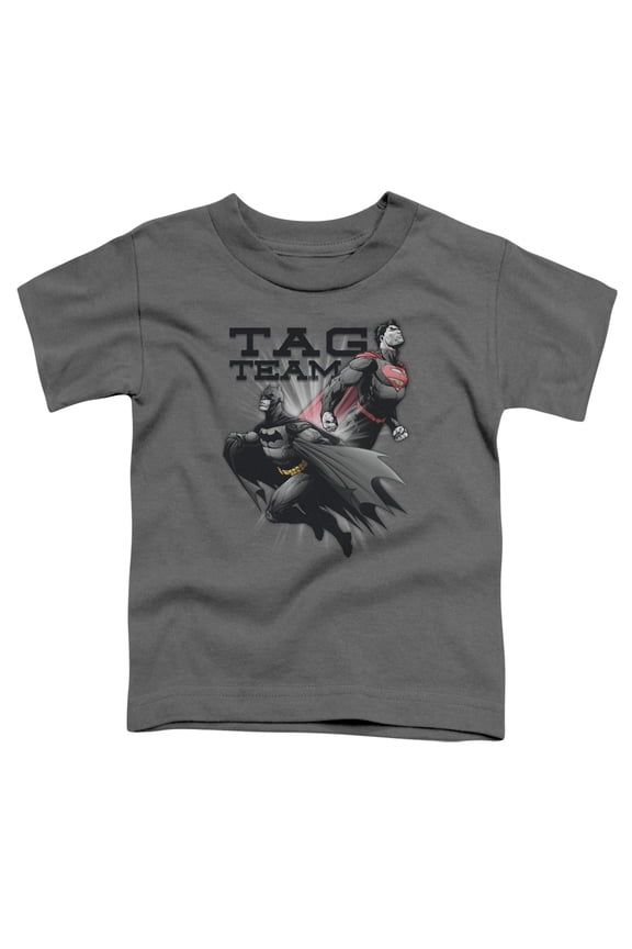 Jla - Tag Team - Toddler Short Sleeve Shirt - 3T