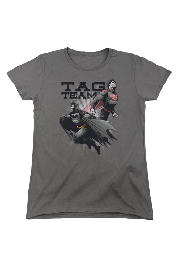 Jla - Tag Team - Women's Short Sleeve Shirt - XX-Large