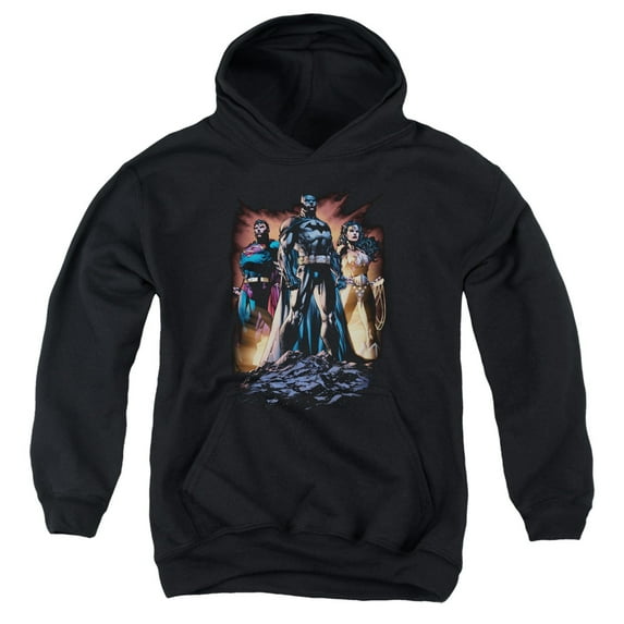 Jla - Take A Stand - Youth Hooded Sweatshirt - Medium