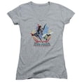 thumbnail image 1 of Jla-Team Power Junior V-Neck Tee- Heather - 2X, 1 of 1