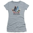 thumbnail image 1 of Jla - Team Power - Juniors Teen Girls Cap Sleeve Shirt - Medium, 1 of 2