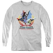 Jla - Team Power - Youth Long Sleeve Shirt - Medium