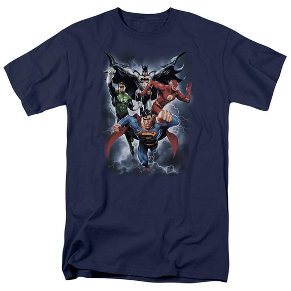 Men's Justice League Of America The Coming Storm T-shirt XXX-Large Navy