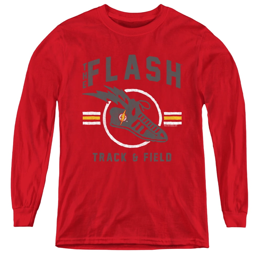 Jla - Track And Field - Youth Long Sleeve Shirt - Small
