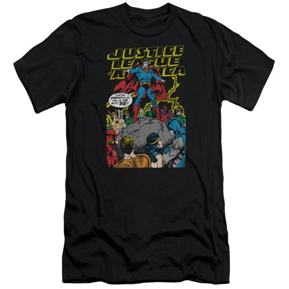 Jla - Ultimate Scarifice - Premium Slim Fit Short Sleeve Shirt - X-Large