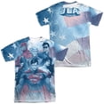 thumbnail image 1 of JLA United Unisex Adult Sublimated Costume T Shirt (Front/Back), Medium Multicolor, 1 of 2