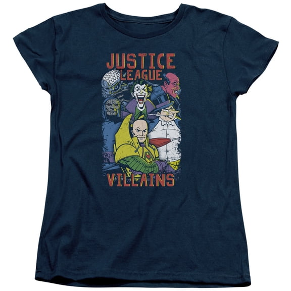 Jla - Villains - Women's Short Sleeve Shirt - Medium