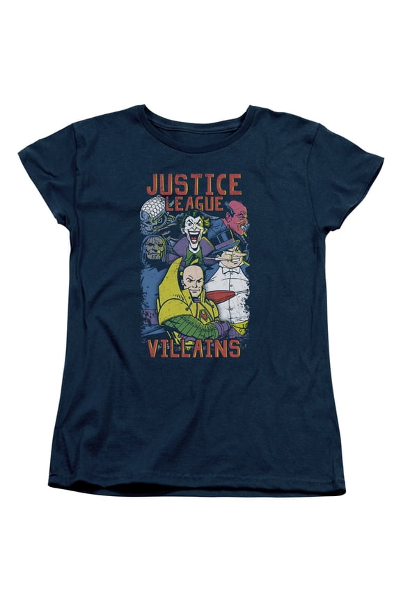 Jla - Villains - Women's Short Sleeve Shirt - Medium