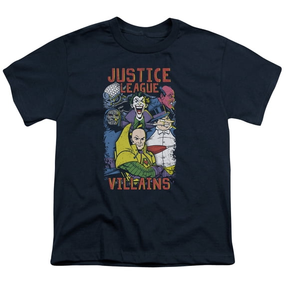 Jla Justice For America Big Boys Youth Shirt