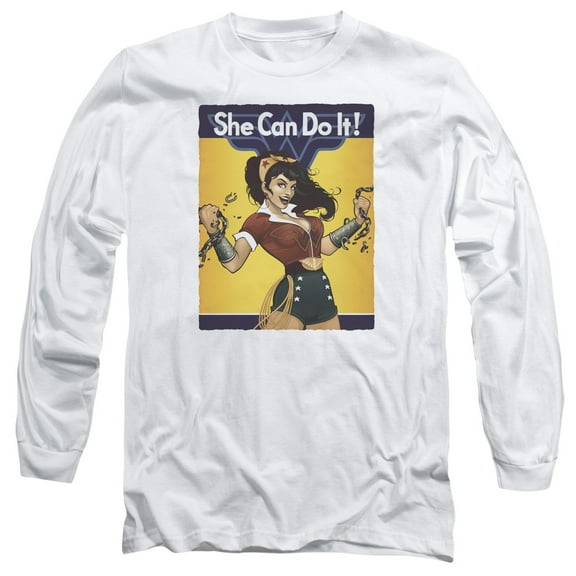 Jla - Wonder Bombshell - Long Sleeve Shirt - Large