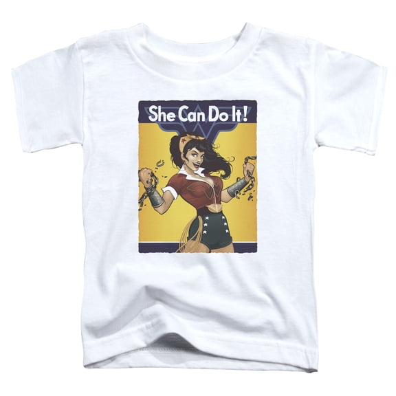 Jla - Wonder Bombshell - Toddler Short Sleeve Shirt - 4T