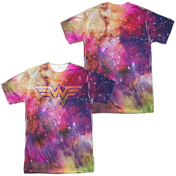 Jla - Wonder Galaxy (Front/Back Print) - Short Sleeve Shirt - Small