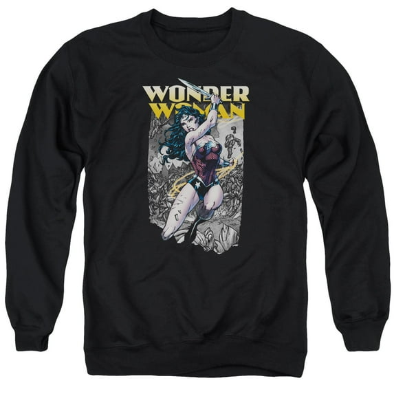 Jla - Wonder Slice - Crewneck Sweatshirt - XX-Large