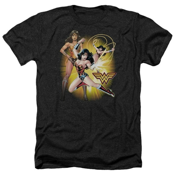 Jla - Wonder Woman - Heather Short Sleeve Shirt - Large