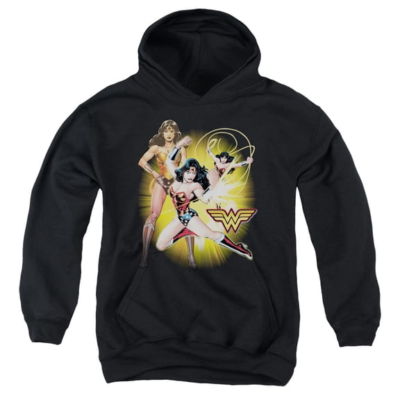 Jla - Wonder Woman - Youth Hooded Sweatshirt - Large