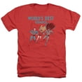 thumbnail image 1 of Jla - Worlds Best - Heather Short Sleeve Shirt - X-Large, 1 of 2