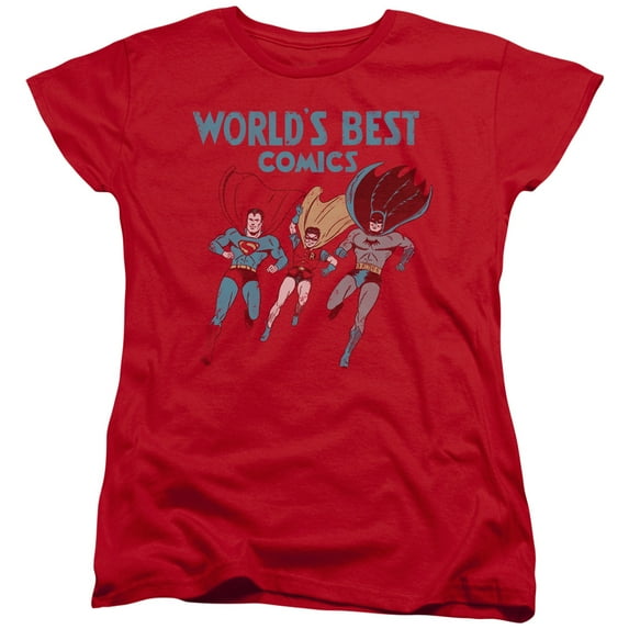 Jla - Worlds Best - Women's Short Sleeve Shirt - Large