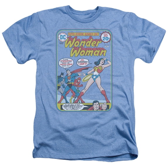 Jla - Ww #212 Cover - Heather Short Sleeve Shirt - XX-Large
