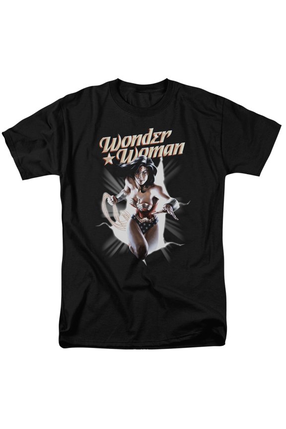 Jla Ww Break Out Officially Licensed Adult T Shirt