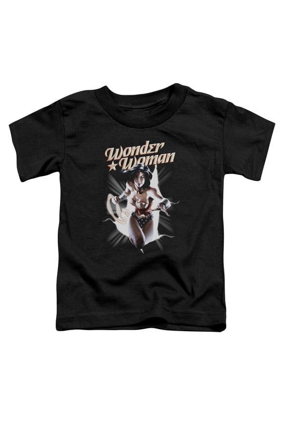 Jla - Ww Break Out - Toddler Short Sleeve Shirt - 4T