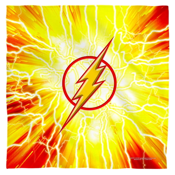 Jla/lightning Emblem-bandana-white-22x22